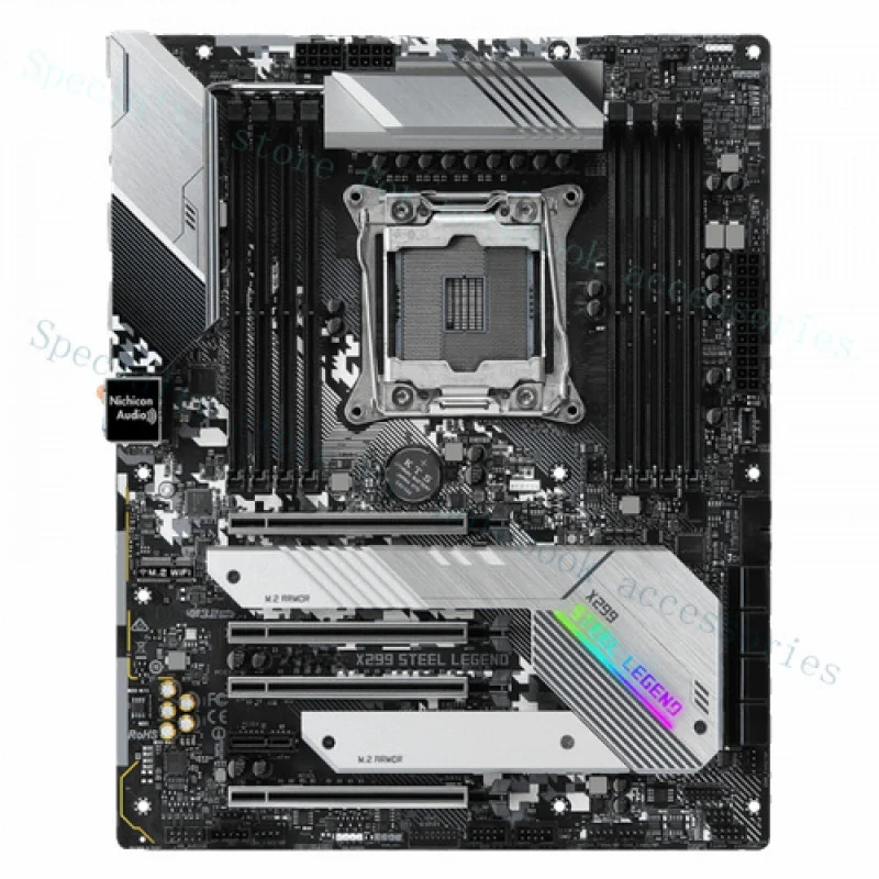 

A++ДЛЯ материнской платы ASRock X299 Steel Legend LGA2066 с поддержкой процессора i7-7800 i9-9900/10980x