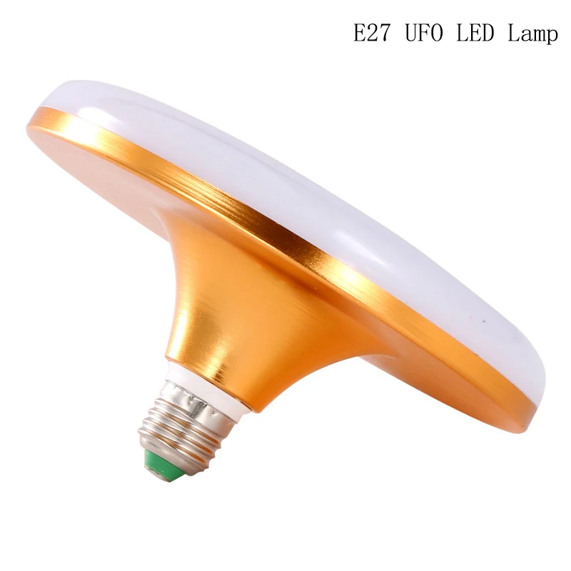 

E27 LED Lamp 15W 20W 30W Factory Office Indoor Lighting Bulb UFO Lamps Constant Current Energy Saving Led Bulb for Dining Room