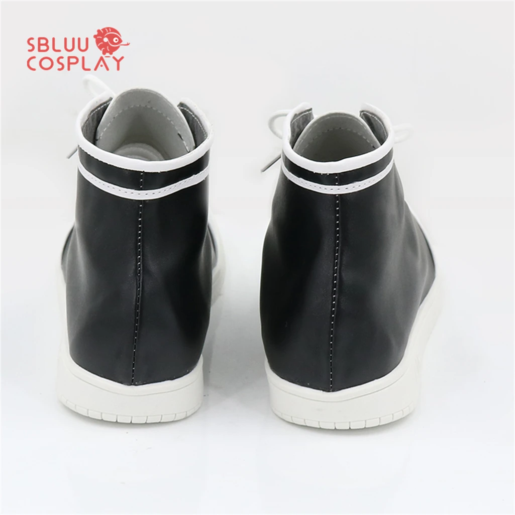 SBluuCosplay Virtual YouTuber Nekomata Okayu Scarpe Cosplay Stivali su misura
