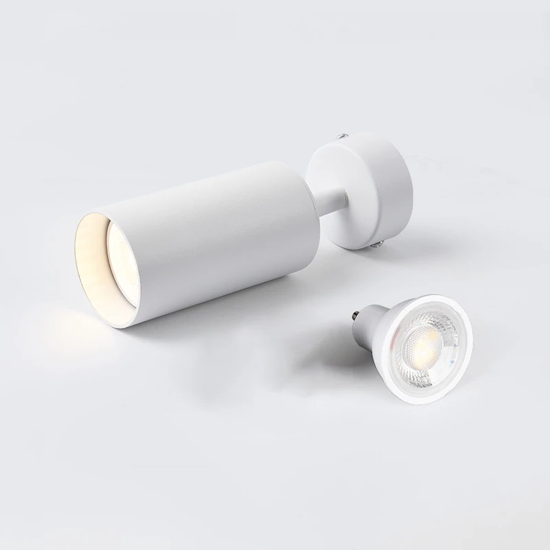 Saiyo Led Spotlights GU10 Bulb Spot Light Replaceable COB Ceiling Lamp White Black Gold Track Light Rails For Living Room Store