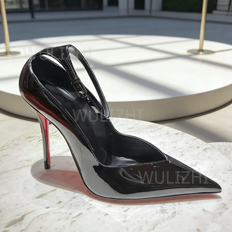 escarpins-en-cuir-verni-noir-metallise-chaussures-de-travail-simples-sandales-a-talons-aiguilles-rouges-a-boucle-pour-soiree-sexy-a-brides-a-la-cheville-chaussures-pointues-ajourees