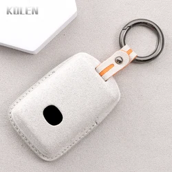 Car Remote Key Case Cover For Mazda 3 6 Alexa CX30 CX3 CX-3 CX-4 CX5 CX-5 CX8 CX-8 CX-30 CX9 CX-9 MX30 MX5 MX-5 Leather Fob Bag