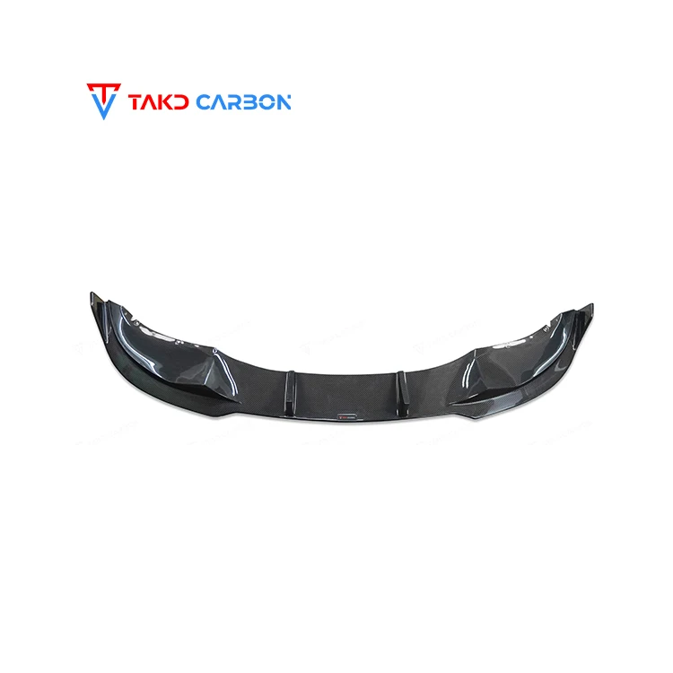 

TAKD Carbon Real Car Data Development Dry Carbon Fiber Front Bumper Lip Diffuser Universal Rear Spoilers for bmws X5 G05