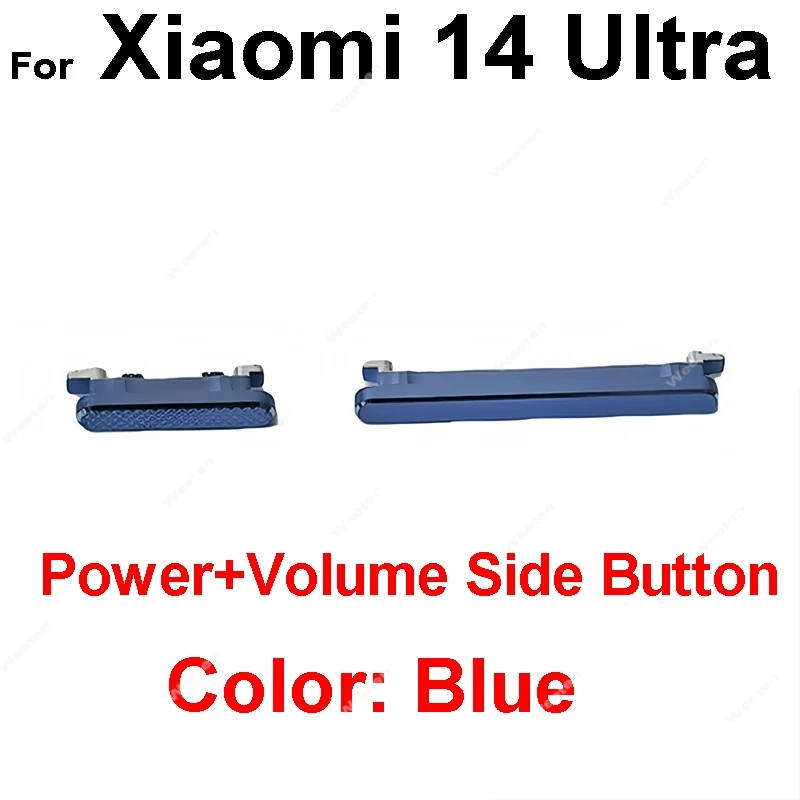Power Volume Side Button For Xiaomi 14 14T Pro Ultra Cell Phone Power Volume Up Down Side Key Replacement Repair Spare Parts image 5