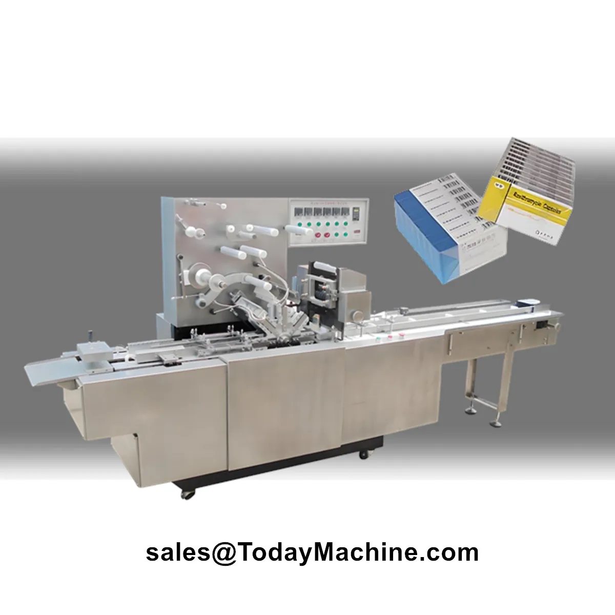 자동 박스 포장 포장 셀로판 필름 포장 기계