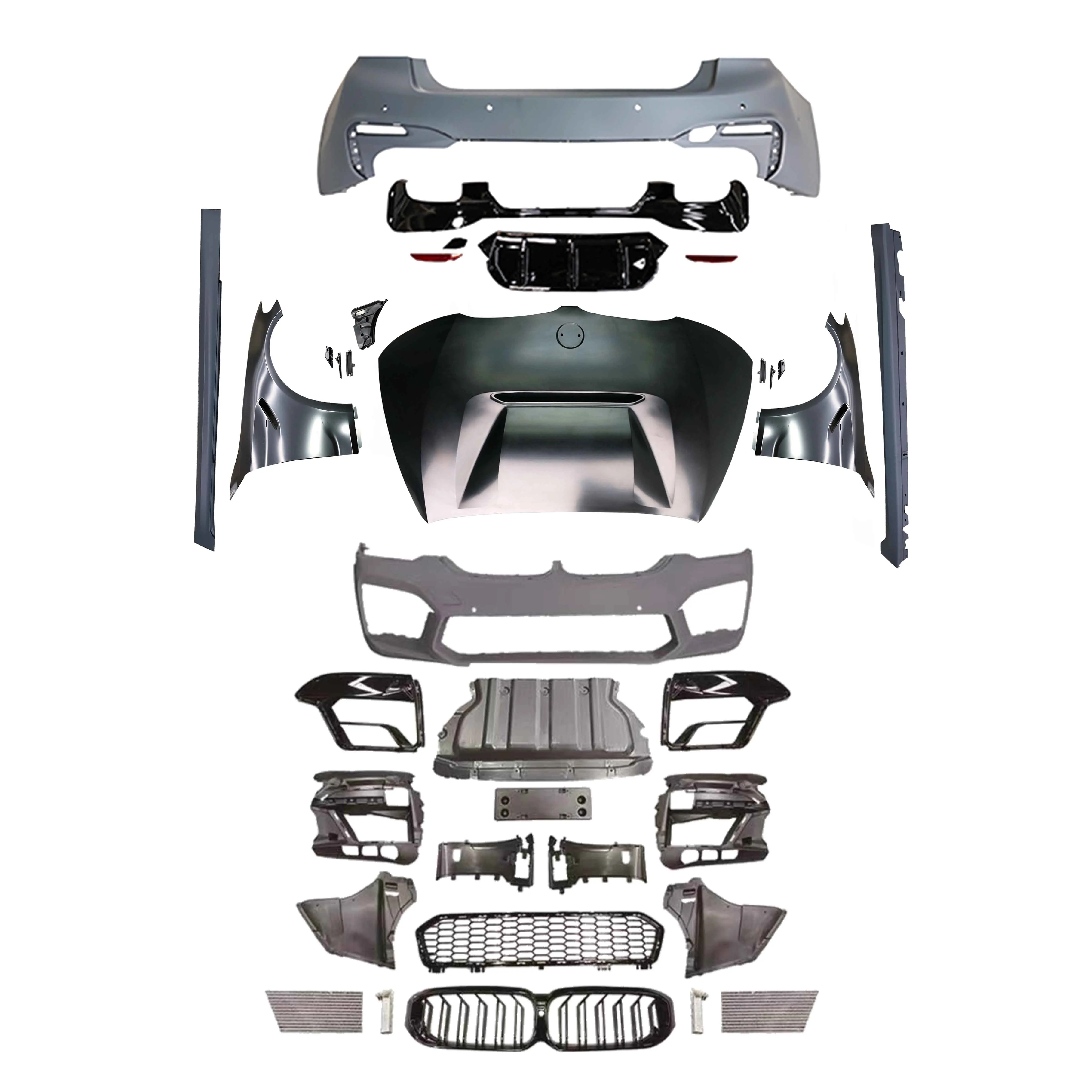 

CLY car bumper for 2017 2018 2019 2020 BMW 5 Series G30 G38 upgrade 2021 M5 bodkit