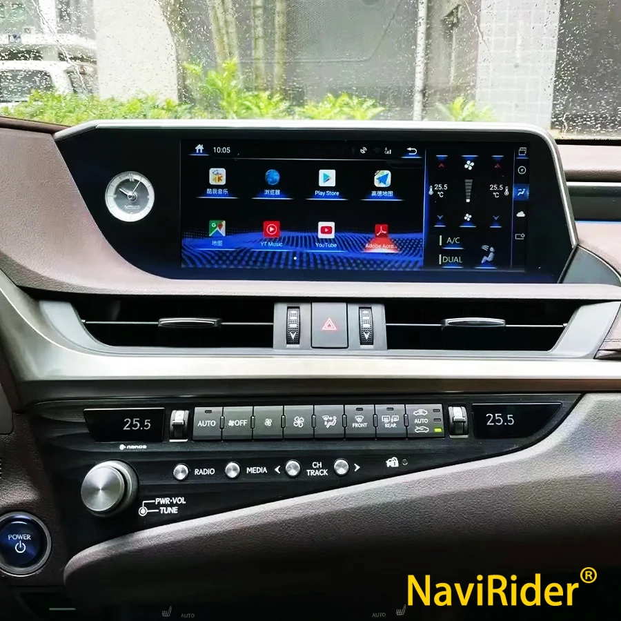 256GB Android 14 Car Radio For Lexus ES 2018-2021 Wireless Carplay Screen Player RHD Radio Multimedia Car Monitor Video Navi DSP