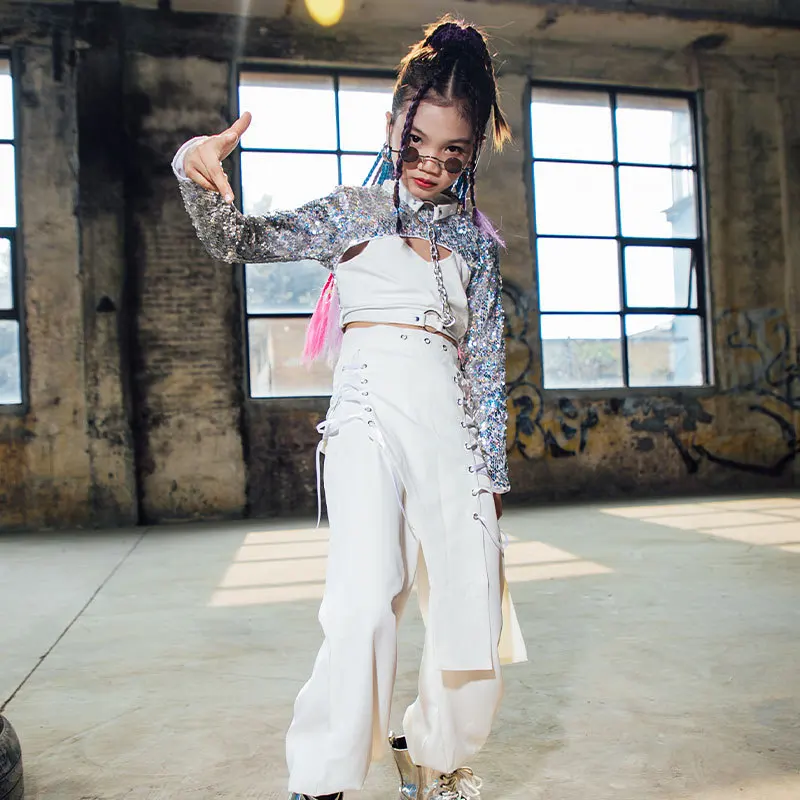 Jazz-Tanzsets für Mädchen, trendige Kleidung, Modelle, Laufstege, Modeshows, Street Dance für Kinder, modische Hip-Hop-Kleidung