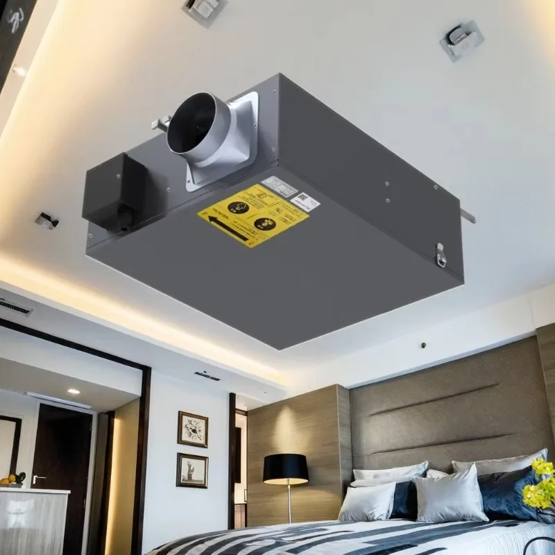Energy‑Saving EC Duct Fan Slim Design Dual‑Inlet Corrosion‑Resistant Ventilation Fan For Apartments