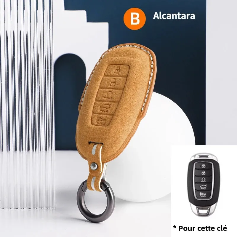 Coque de protection pour clé de voiture à 5 boutons, accessoires pour Hyundai Tucson, Santa Fe, Rena, Sonata, Elantra, Creta, I10, I30, I40, Solaris, Accent.