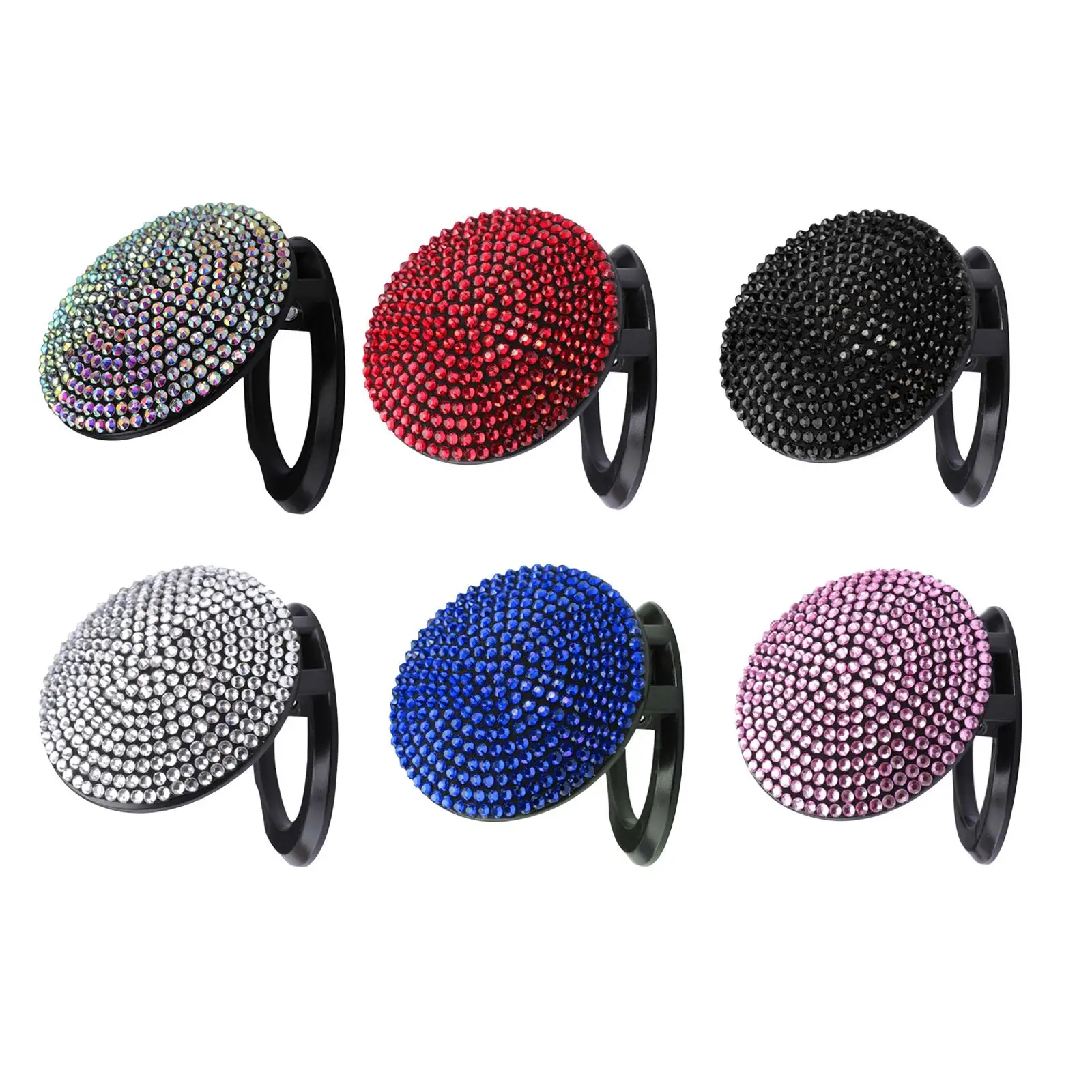 Car Automobile Button Decorative Cover Shiny Glitter Scratch Resistant