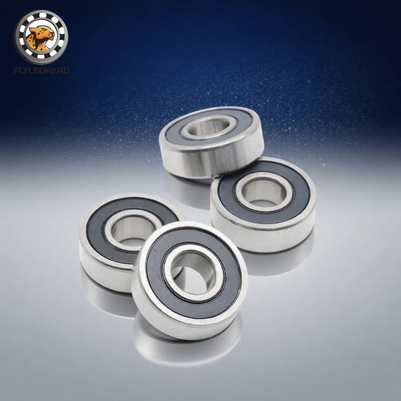 (1/2/4/6/8/10PCS) Stainless Steel Bearing S6001 2RS for Bicycle Hub Bearing Modification with 12x28x8mm Sealed Rubber Cover