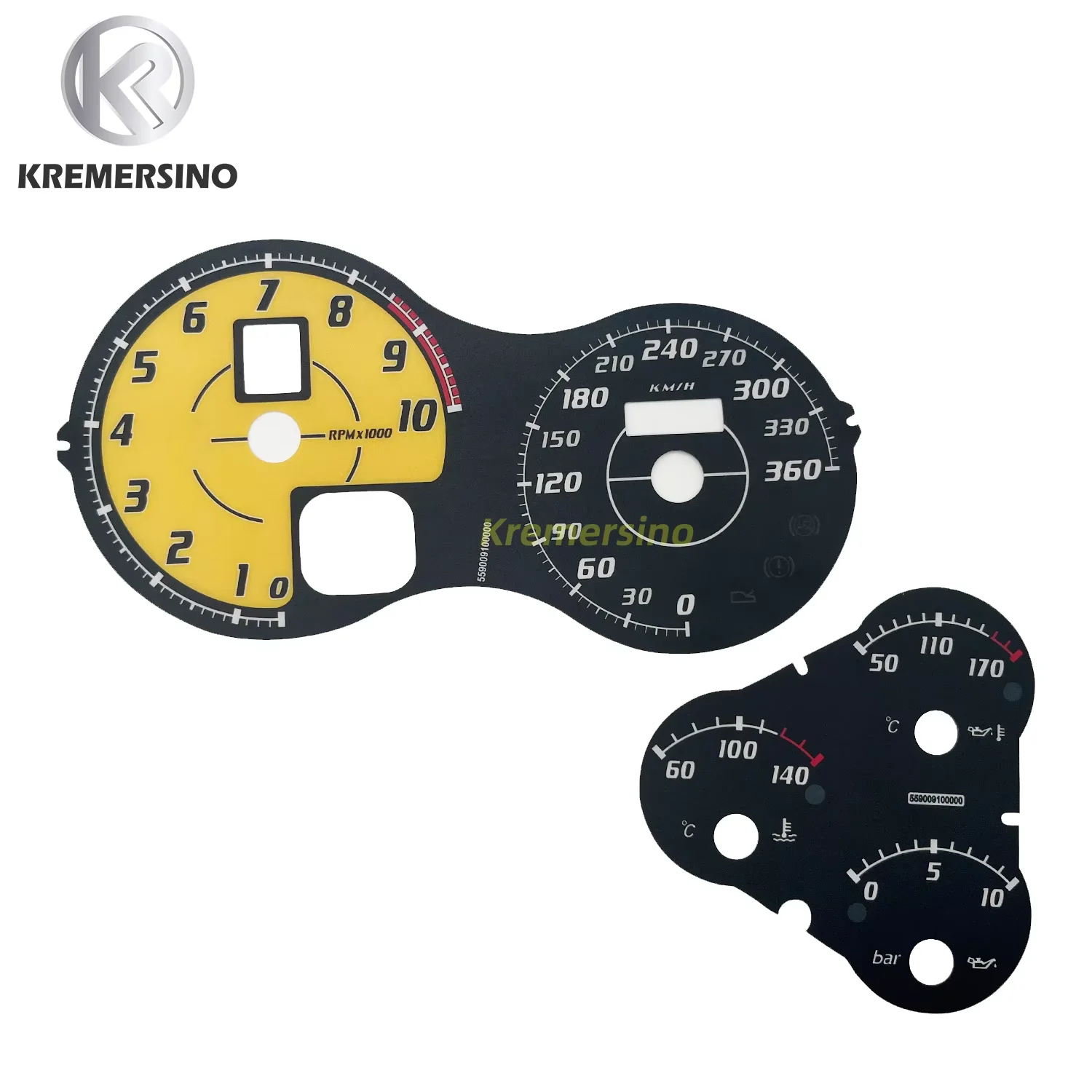 Dashboard Sticker Instrument Panel Trim Sticker For Ferrari F360 1999-2005 F430 2004-2009 Dashboard Layer Sticker