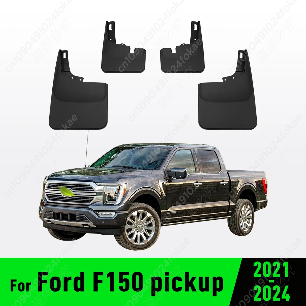 Auto-Schmutzfänger für Ford F150 Pick-up 2021 2022 2023 2024, Kotflügel, Kotflügel, Schmutzfänger, Spritzschutz, Kotflügel, Autozubehör