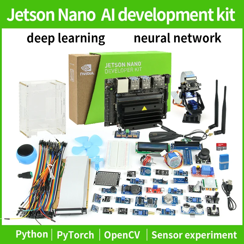 

Плата разработки Nvidia jetson nano 4 ГБ AI Suite Pytorch Deep Learning