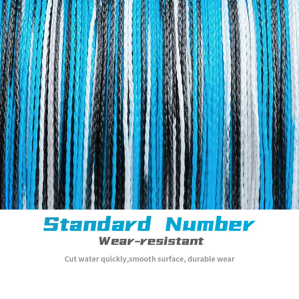 خيط صيد مجدول من Proberos - 300M/328YDS، قيمة توتر قوية للغاية 6-80 رطل وسلس للصب لمسافات طويلة #6