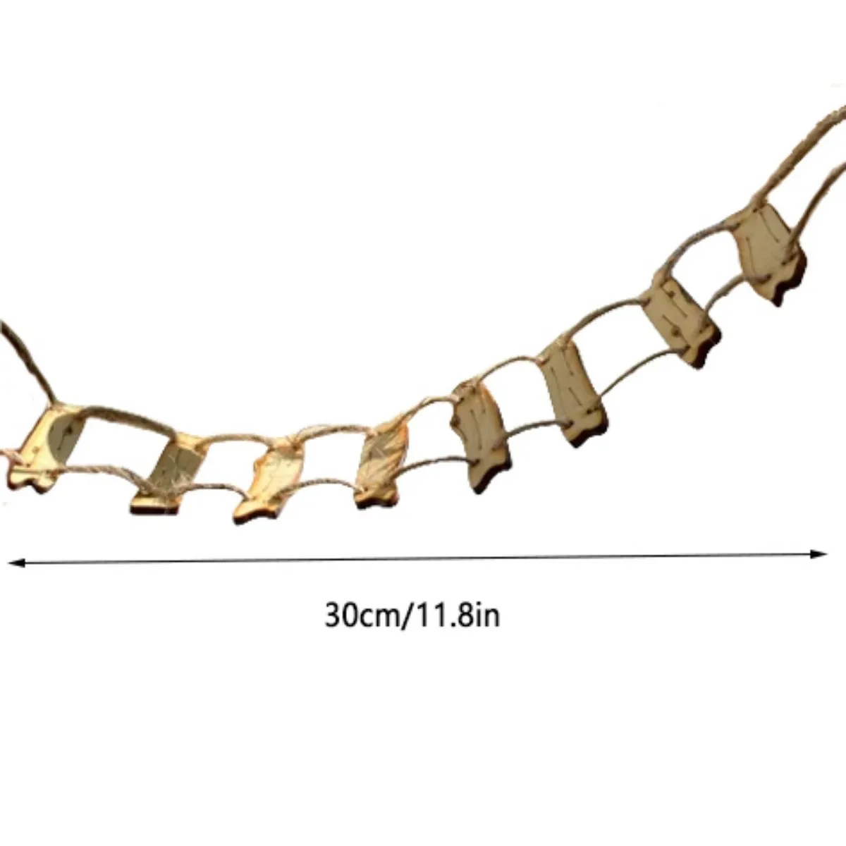 سلم حبل جسر الجنية الخشبية، ديكور حديقة خرافية مصغر للفناء المنزلي والمناظر الطبيعية الصغيرة، ملحق دعامة التصوير الفوتوغرافي