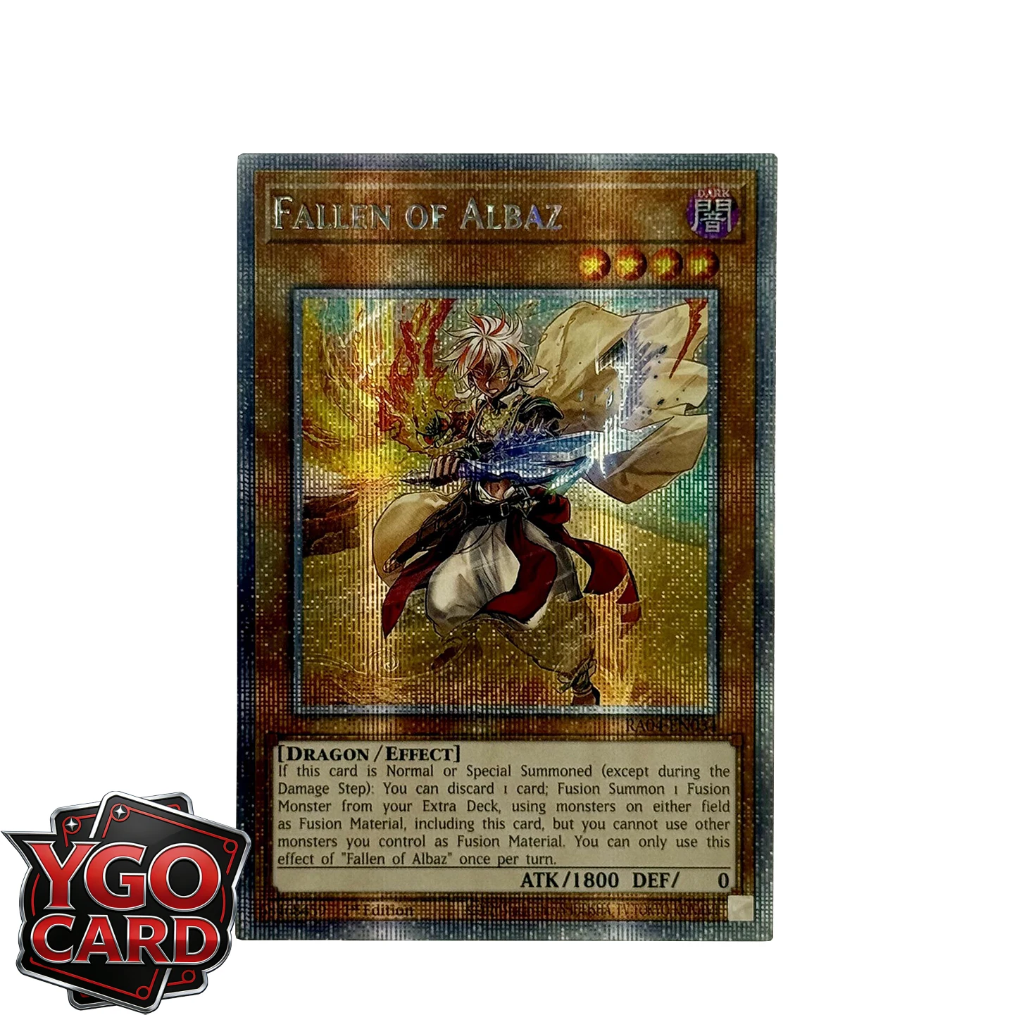 Orica YGO Collection DIY Proxy Cards The Fallen The Virtuous Albion the Sanctifire Dragon Blazing Cartesia Dogmatika Ecclesia