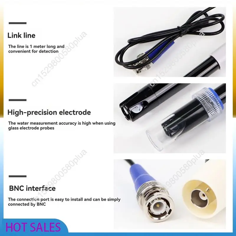 AB31-PH قطعة بديلة لمستشعر التحقيق مركب القطب PH جودة المياه اختبار القطب الكهربائي لمختبر حوض السمك الزراعة المائية