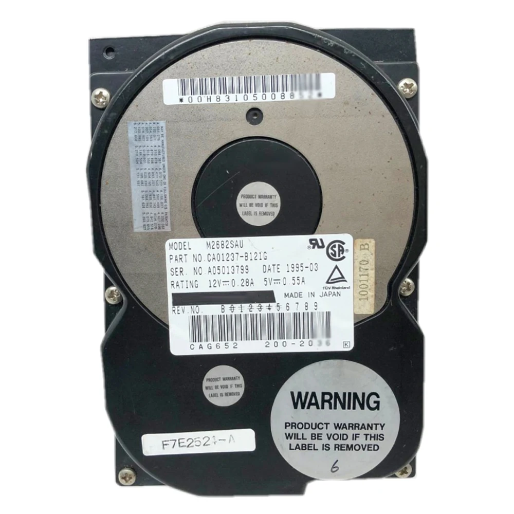 Original SCSI Industrial Hard Disk M2682SAU For FUJITSU 350M 50Pin Hard Drive