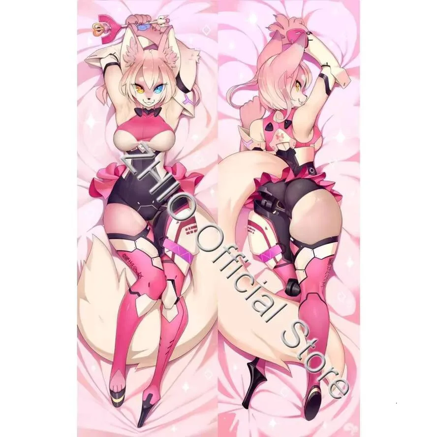 

Dakimakura (Mahoushoujofox) Furry Konpeito Waifu 2-сторонний принт на петлях, наволочка для тела, подушка, подарок, декор для кровати ()
