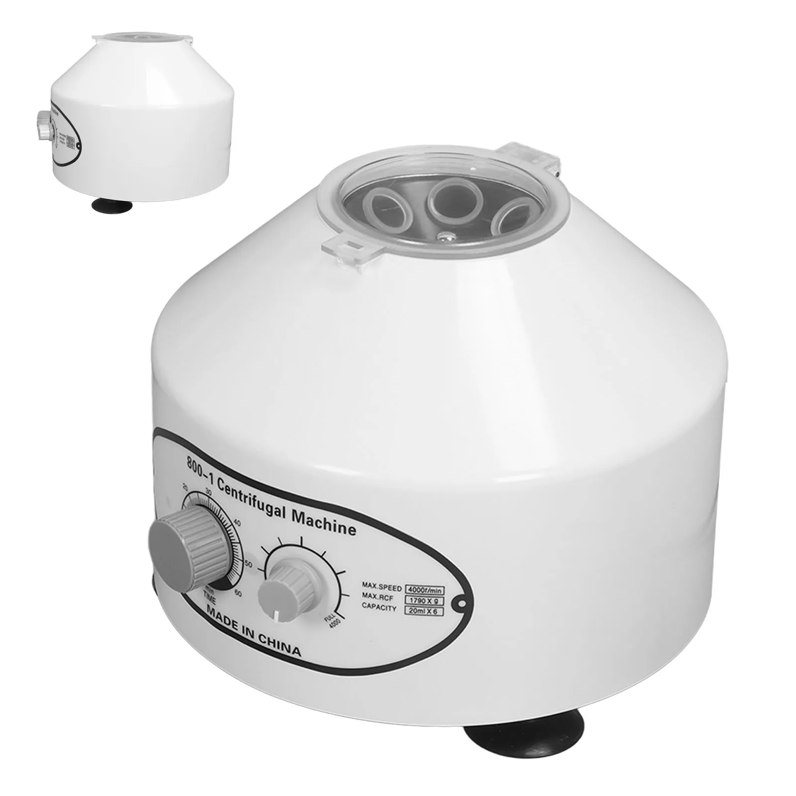 Laboratory Benchtop Centrifuge 1790xg Electric Centrifuge Machine with Timer and Speed Control 12mlx6 Tubes