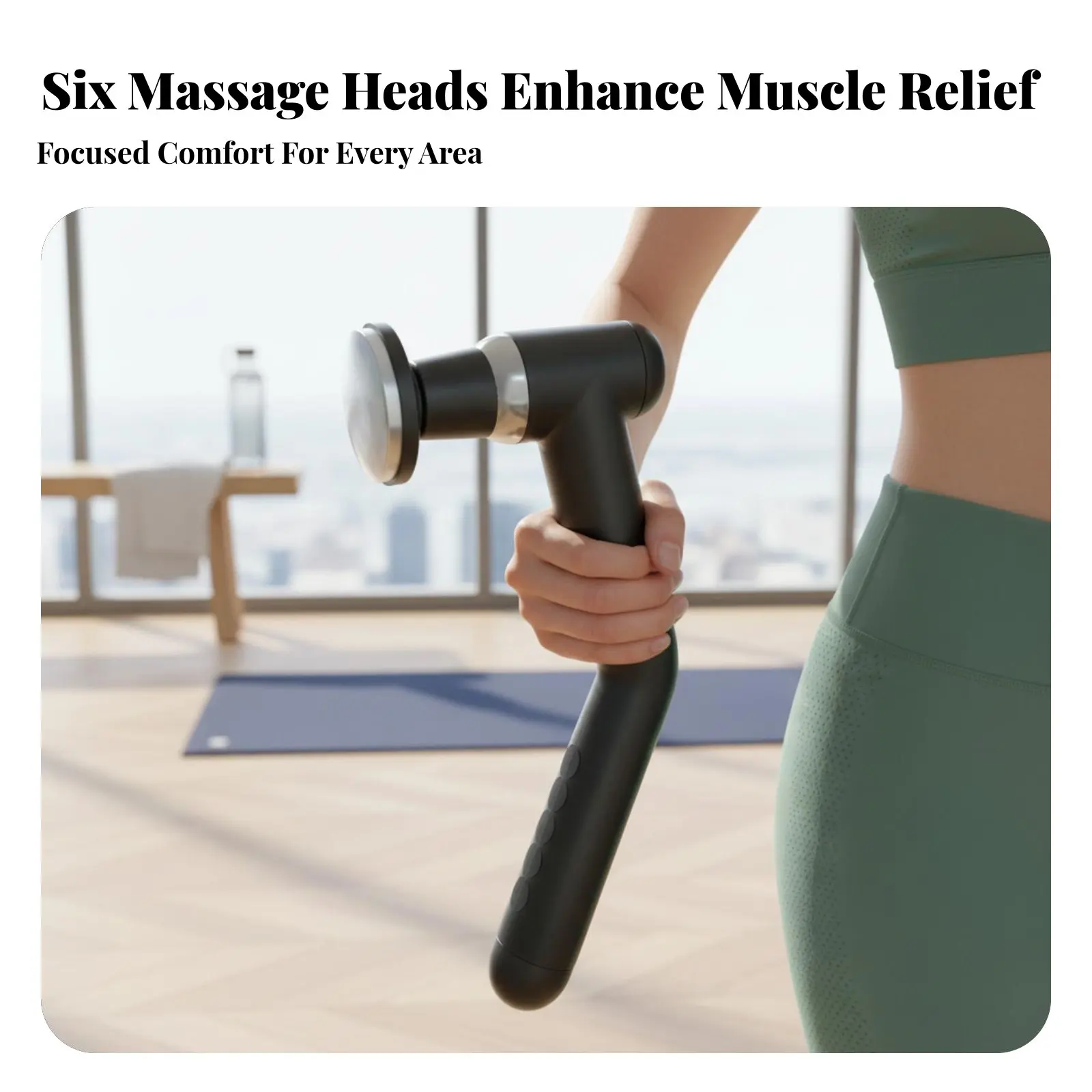 

Многофункциональный электрический массажер с длинной ручкой для расслабления мышц и ног