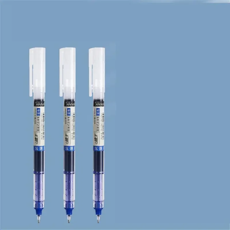 Bolígrafo de firma de examen, tinta azul de 0,5mm, bolígrafos de Gel de alta capacidad para escribir, suministros de papelería para escuela y oficina