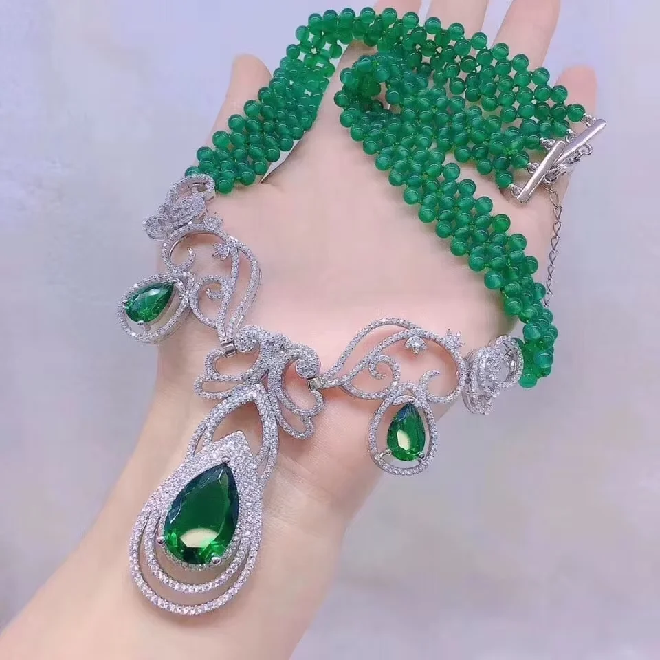 65x90mm White gold plated cubic zircon CZ pendant Crystal connector for necklace pendant Jewelry DIY Jewelry Findings