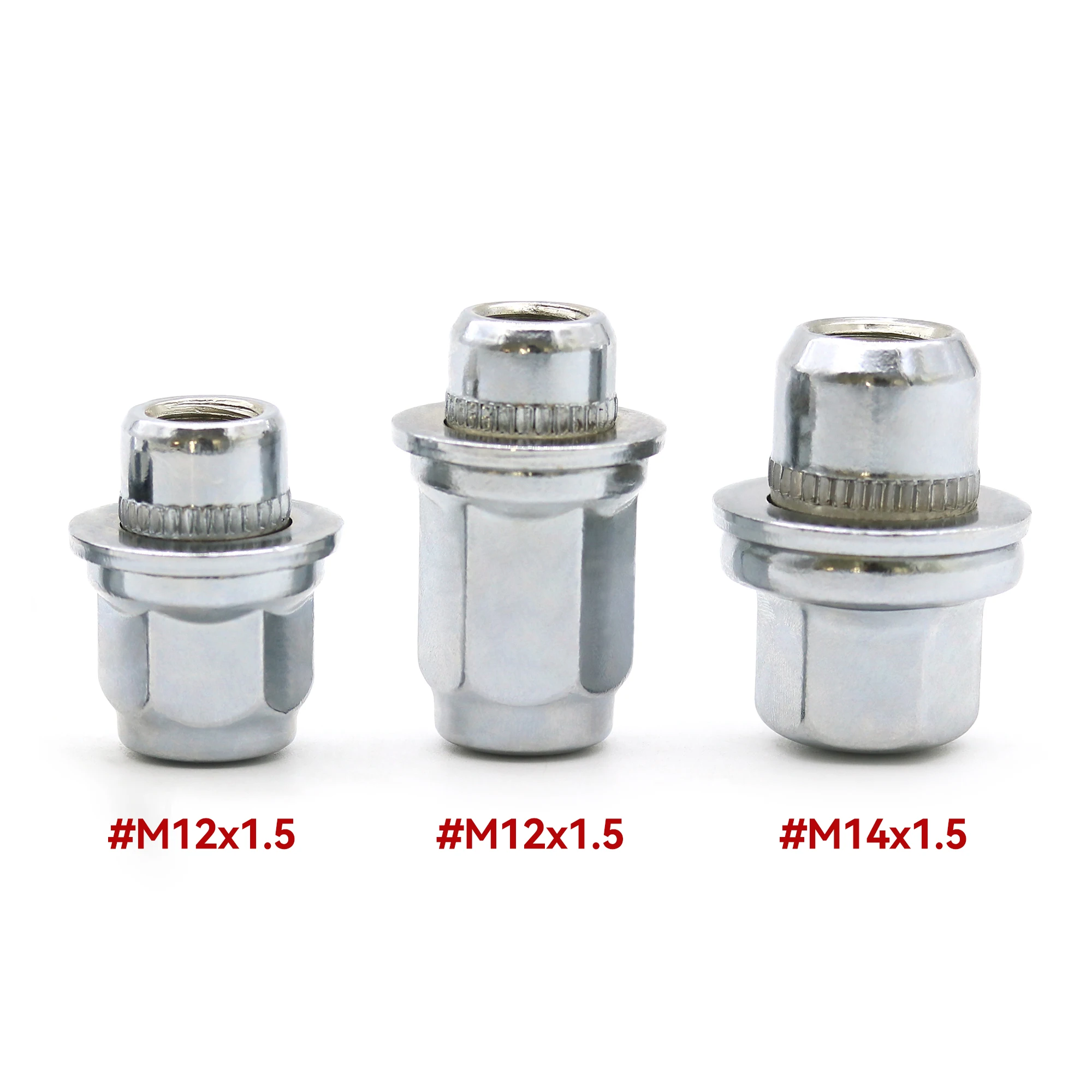 10pcs M12x1.5 M14x1.5 Lug Nuts Steel Closed End Wheel Bolts for Car Truck SUV - Replacement Upgrade Wheel Accessories