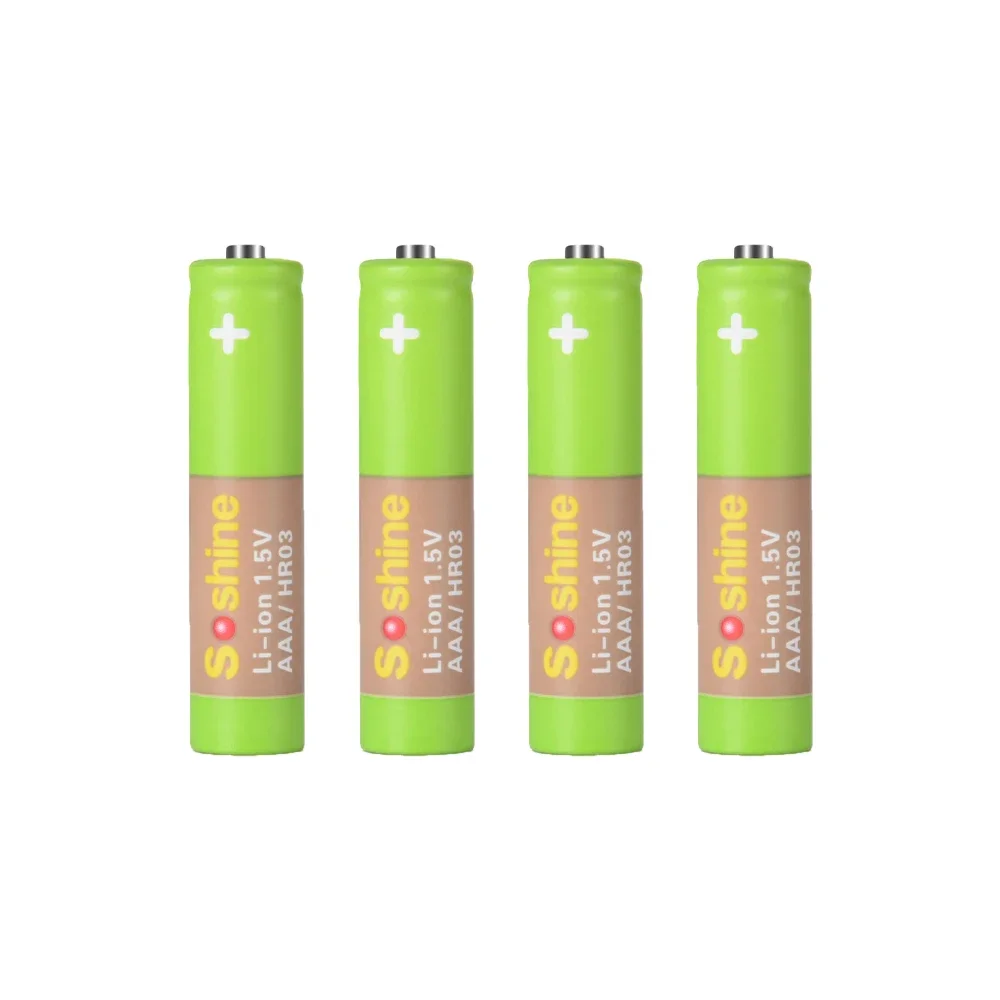 1.5V Lithium Rechargeable Battery Combo AA 3300mWh AAA 1100mWh Li-ion Replacement Battery Set
