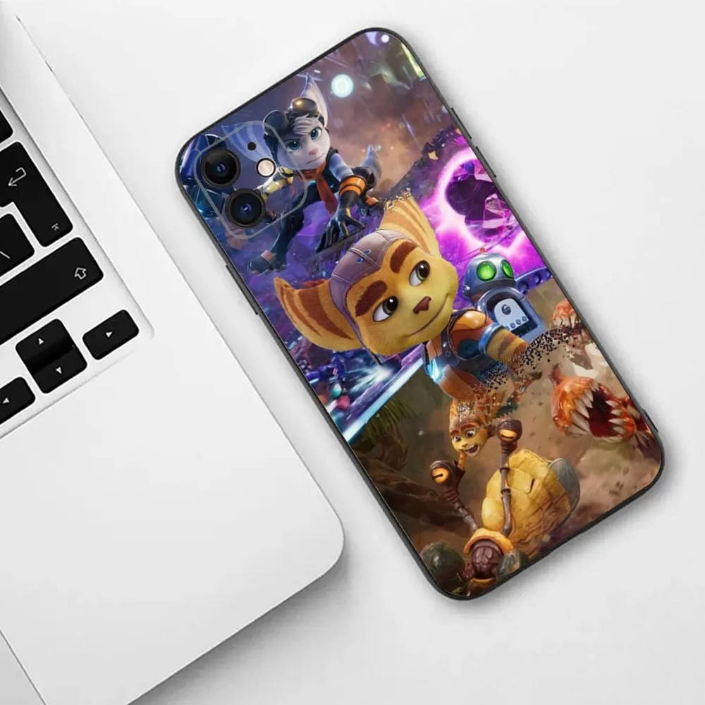 Ratchet Clank PS5  Phone Case For iPhone 15,14,13,12,11,Plus,Pro Max,XS,X,XR,SE,Mini,8,7 Soft Silicone Cover