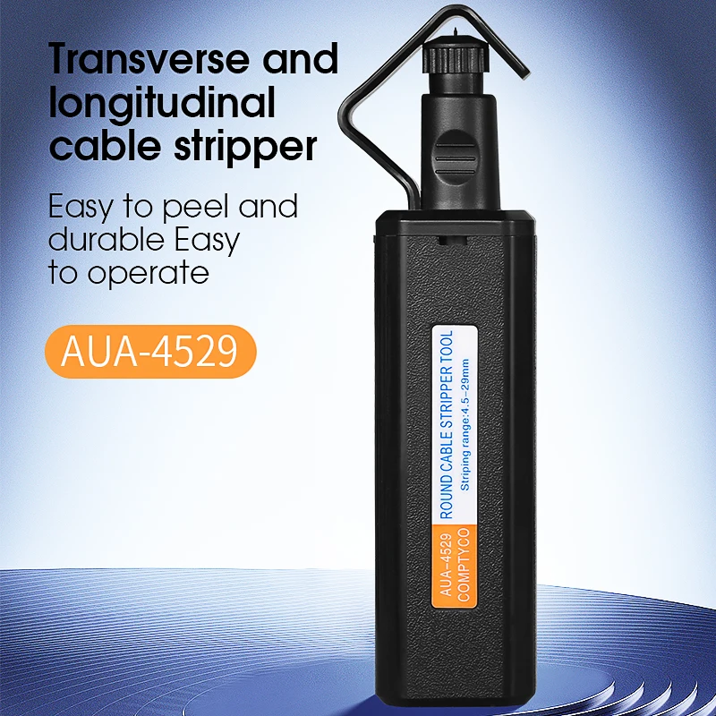 COMPTYCO AUA-4529(4.5-29mm) AUA-1940(19-40mm) Round Cable Stripper Tool Cable Jacket Slitter Longitudinal Transverse Dual Use