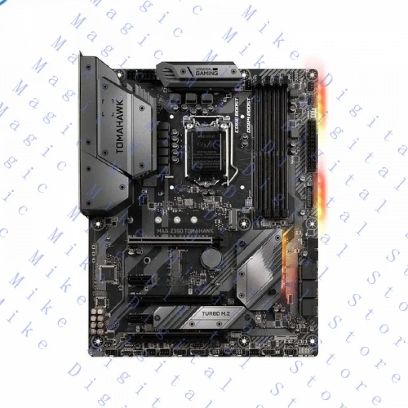 

UU FOR MSI MAG Z390 Tomahawk Motherboard LGA1151 for Intel 8th 9th Gen CPU DDR4 USB 2.0