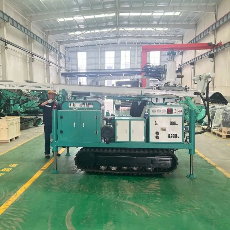 Full Hydraulic Hard Rock Core Exploration Drill Rig, Tracked Wireline Coring Rig, Heavy Duty Geological Core Sampling Equipment