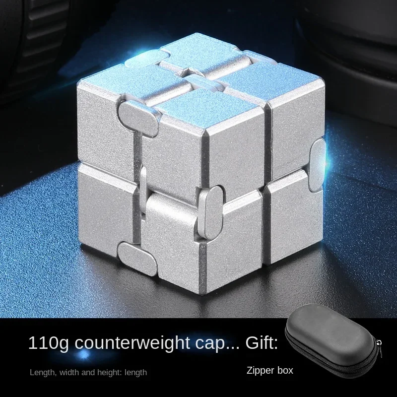 Infinite Cube Fidget Toy Flip, cubos de dedo de Metal de plástico antiestrés, ansiedad EDC para adultos y niños, autismo, TDAH