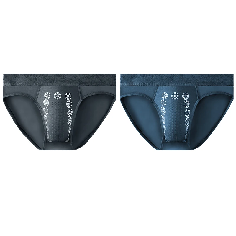 

Men's Summer Thin Sexy Briefs, Negative Ion Antibacterial, Comfortable, Breathable, Low-Waist Shorts