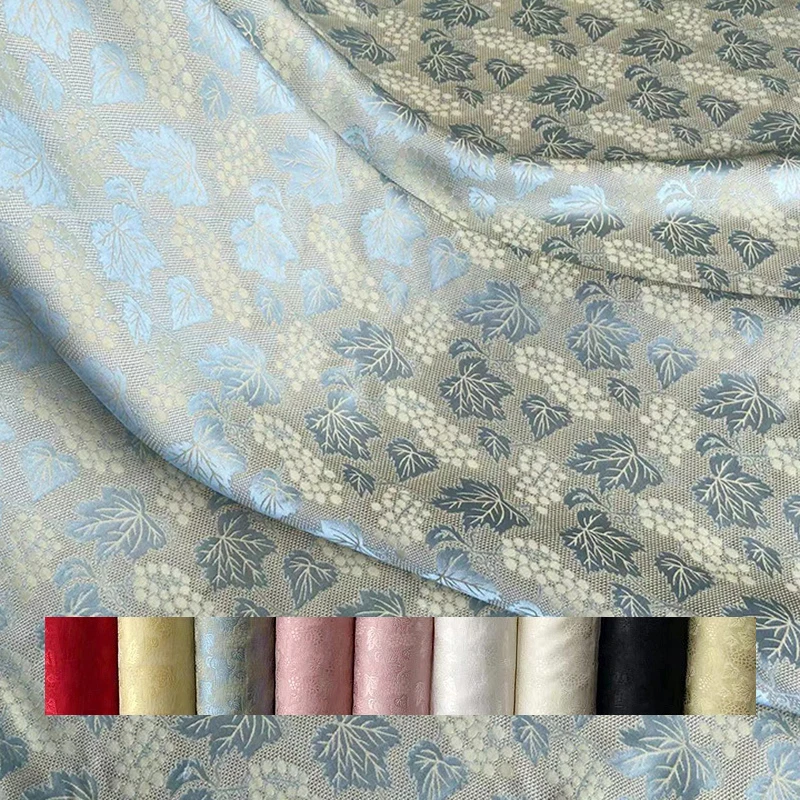9colors-available-maple-leaves-jacquard-hualuo-silk-fabric-for-diy-sewing-summer-cool-dress-skirt-pants-pajamas-r6518