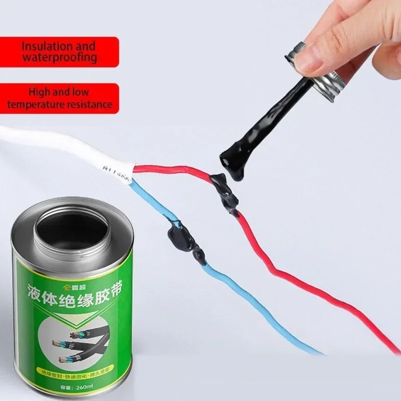 Waterproof Liquid Electrical Tape Insulating Repair Tape Rubber Electrical Wire Cable Liquid Insulation Paste Coat Fix Line Glue