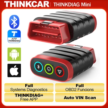 THINKCAR THINKDIAG Mini obd2 Bluetooth Scanner toutes les voitures système complet diagnostiquer l'outil de diagnostic automatique gratuit à vie lire/effacer l'erreur de code