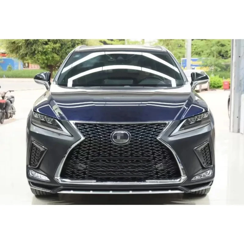 اكسسوارات السيارات لكزس RX330 2006-2008 ترقية إلى RX350 2020 نمط مصدات مصبغة هود الحاجز المصابيح الأمامية المصابيح الخلفية #2