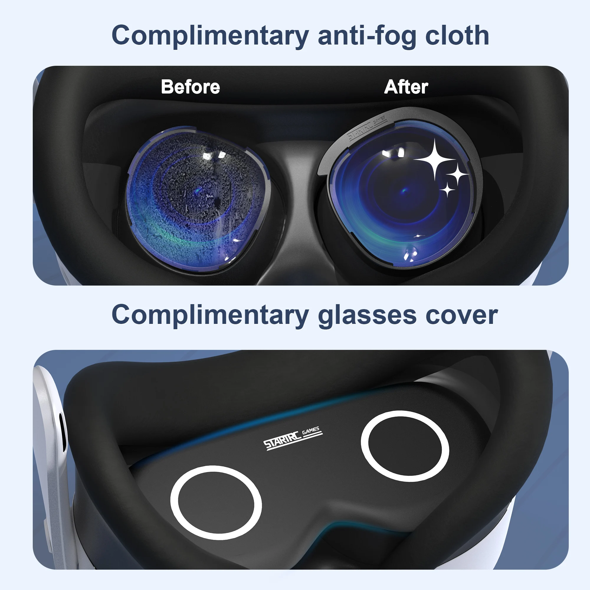 Anti Scratch Ring lens Cover For Meta Quest 3S VR accessories Magnetic Eyeglass Frames Anti-blue Light Optical Lenses Protection