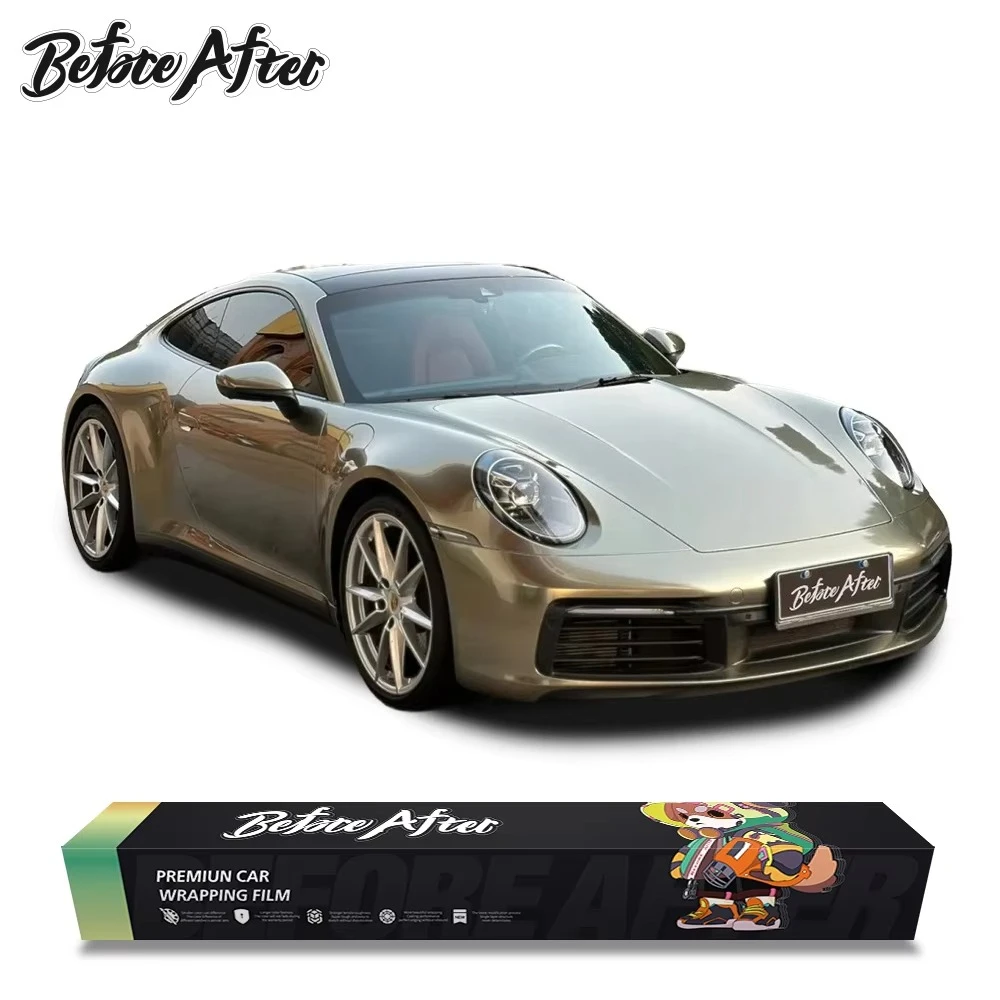

Виниловая пленка BeforeAfter Factory Super Metallic Series из ПВХ-материала, водонепроницаемая, для оклейки автомобилей, декоративная пленка для авто