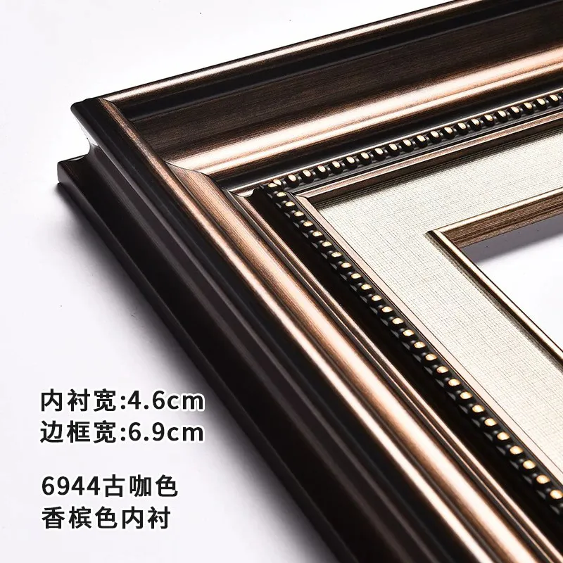 Vintage European Style Oil Painting Frame Digital Oil Painting With Inner Liner Ready Hang Empty Frame Wall Hanging Home Decor