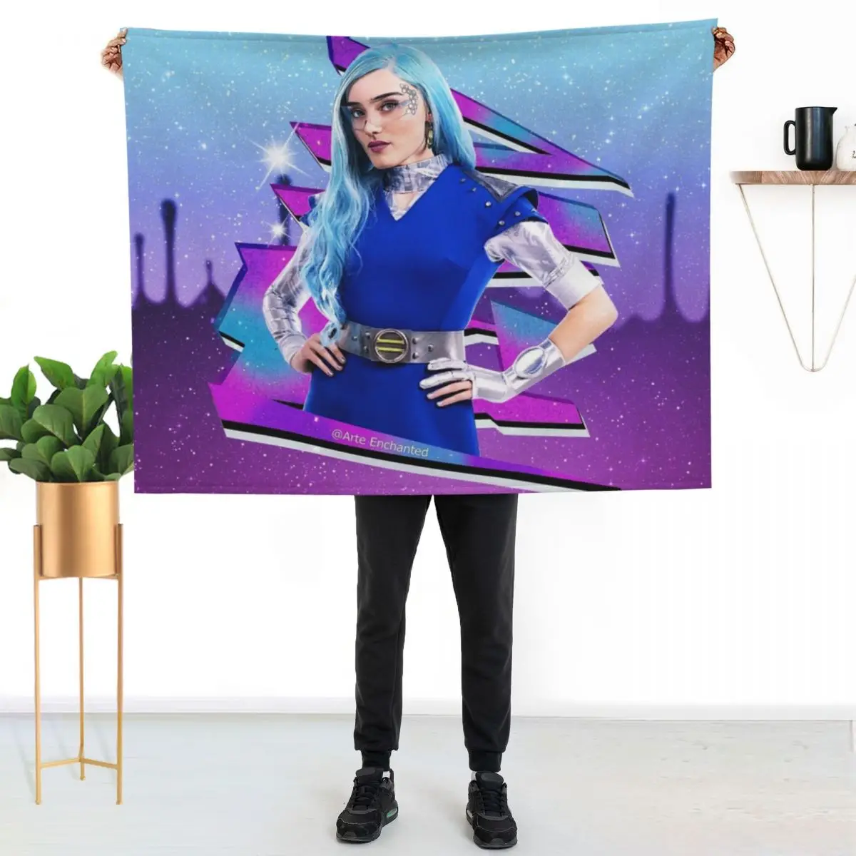 

Addison Alien Star - Zombies 1, 2, 3, 4 Throw Blanket Lightweight Warm Blanket for Indoor Outdoor Use