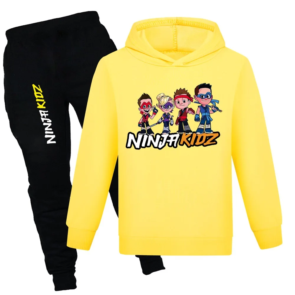 

Детская толстовка NINJA KIDZ, свитшот для маленьких мальчиков и девочек, детская одежда, спортивный костюм, уличная одежда в стиле Харадзюку, детская спортивная одежда, комплект одежды