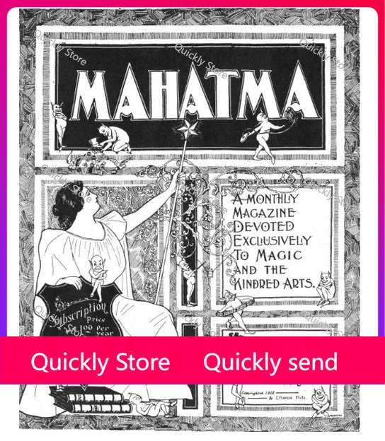 

Mahatma by George Little 1-9 Magic tricks (Instant Download) Quickly send