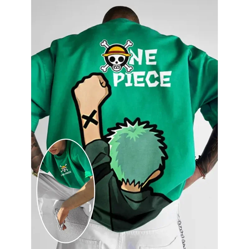 24/25 ultima vendita calda estate Y2K Anime Cartoon One Piece Rufy 3D stampato T-shirt per adulti e bambini Top confortevole