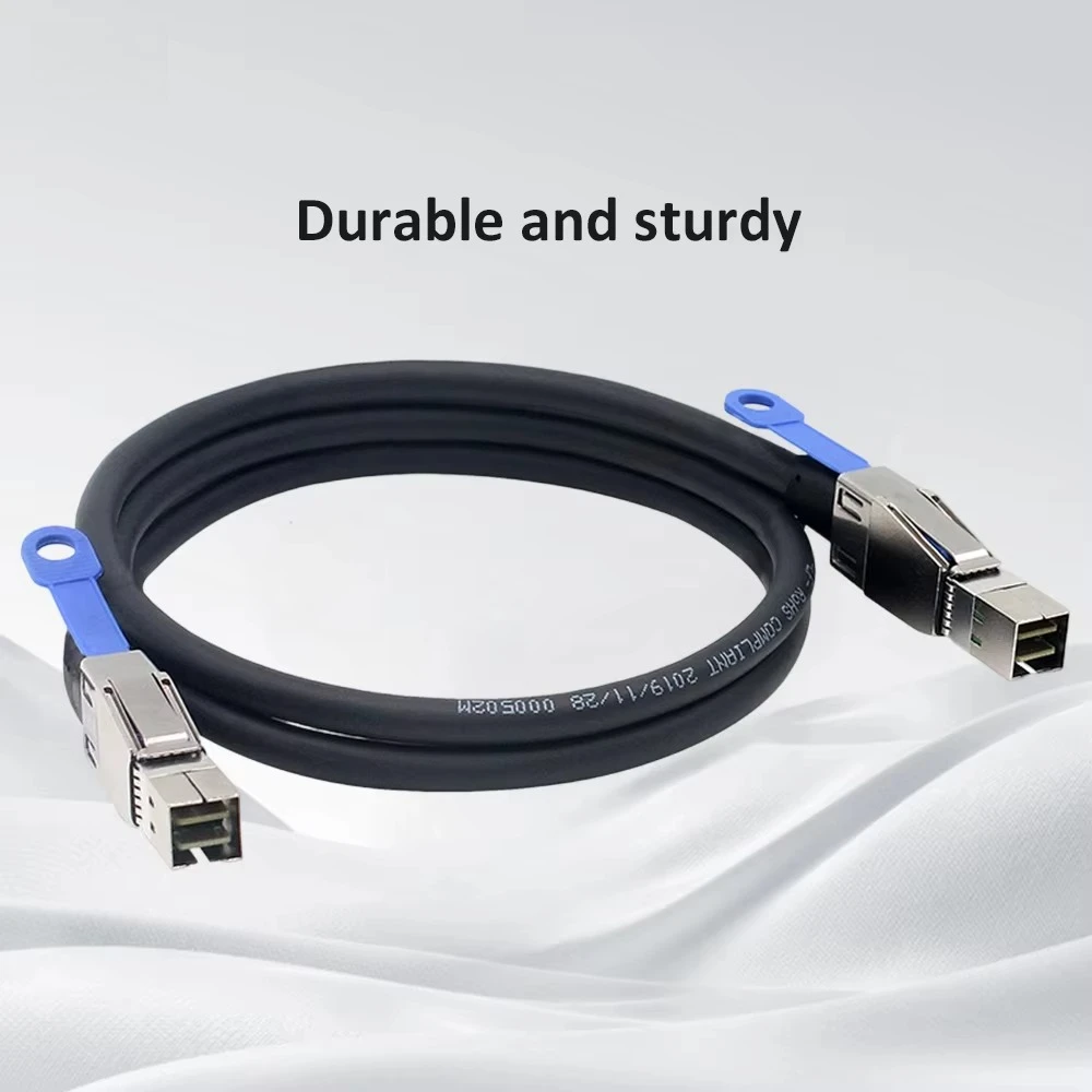 

SKS-L8644 High Speed 12Gbps External Mini HD SFF-8644 to SFF-8644 Cable for Server RAID HBA to JBOD Storage