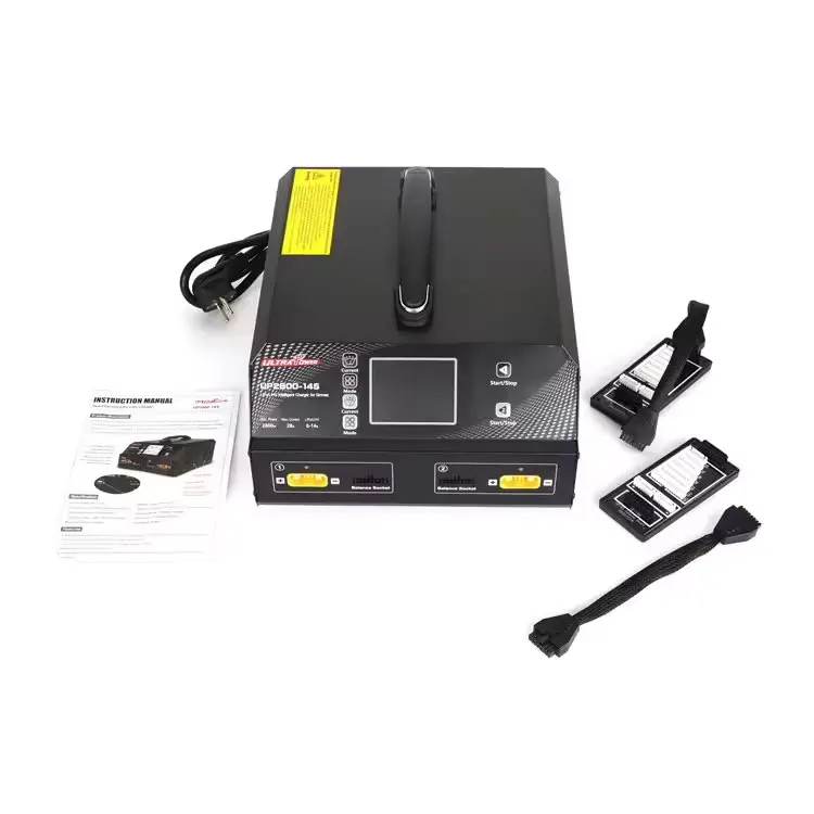 

Ultra Power UP2800-14S двухканальное зарядное устройство Lipo/LiHV для БПЛА-дрона, зарядное устройство с ЖК-дисплеем для самолетов с защитой растений